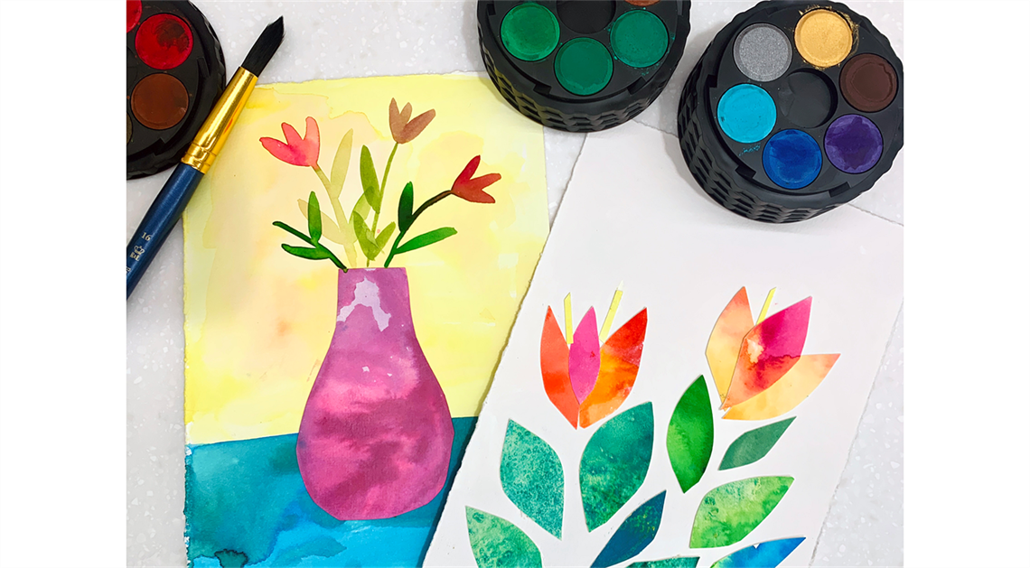 Creative Kids Club: Watercolour Collage Workshop