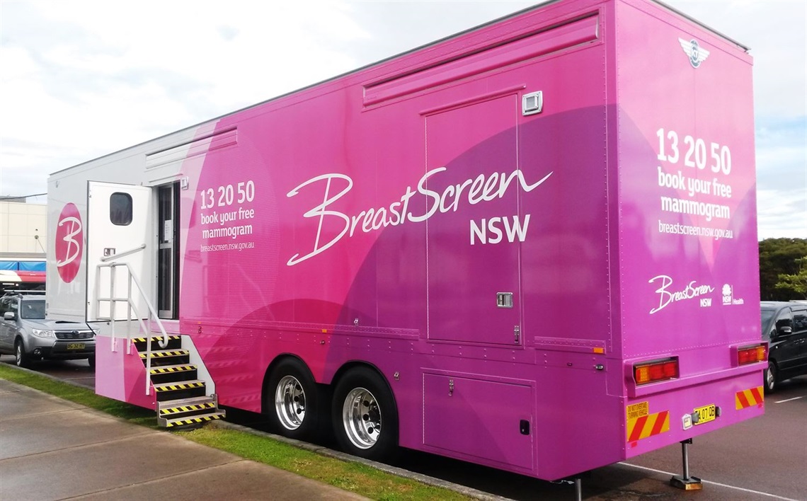 BreastScreen Mobile Unit Coming to Burwood in February!