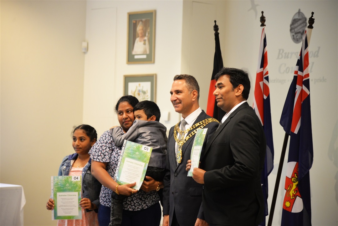 Australian Citizenship Ceremonies Burwood Council